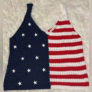 Moon & Madison Patriotic Knit Camisole